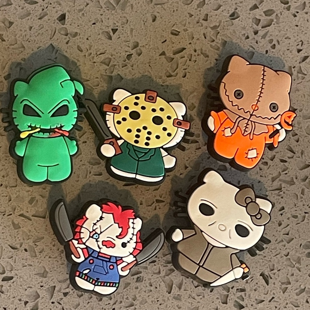 Horror Hello Kitty Bundle crocs shoe charm jibbitz